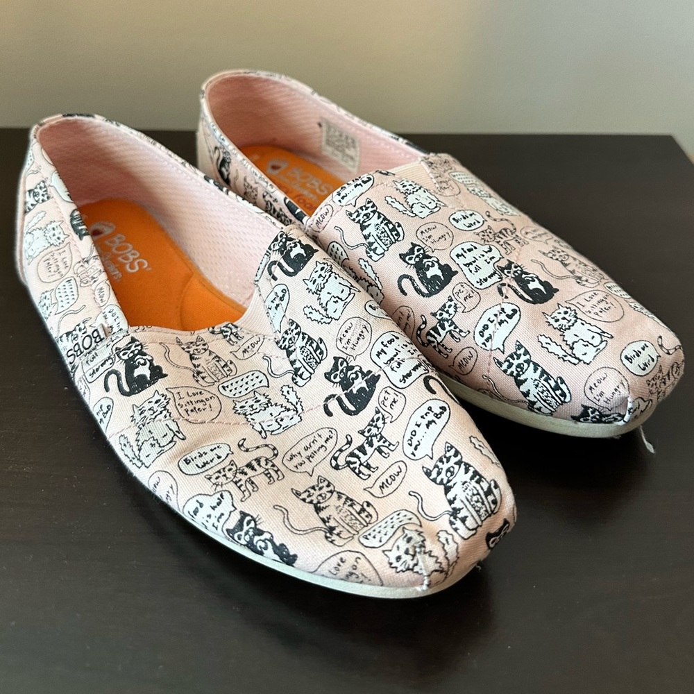 Bobs Slip on Shoes - Cats